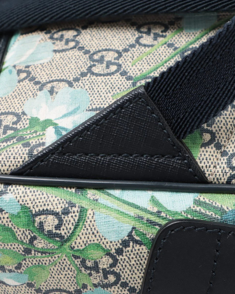 Pre-Owned Gucci Small GG Supreme Blooms Backpack