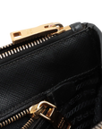 Pre-Owned Prada Luxe Saffiano Double Zip Galleria