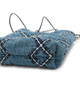 Pre-Owned Chanel Mini Denim 22 Hobo