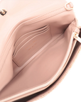 Pre-Owned Christian Dior Linen Macrocannage Flap
