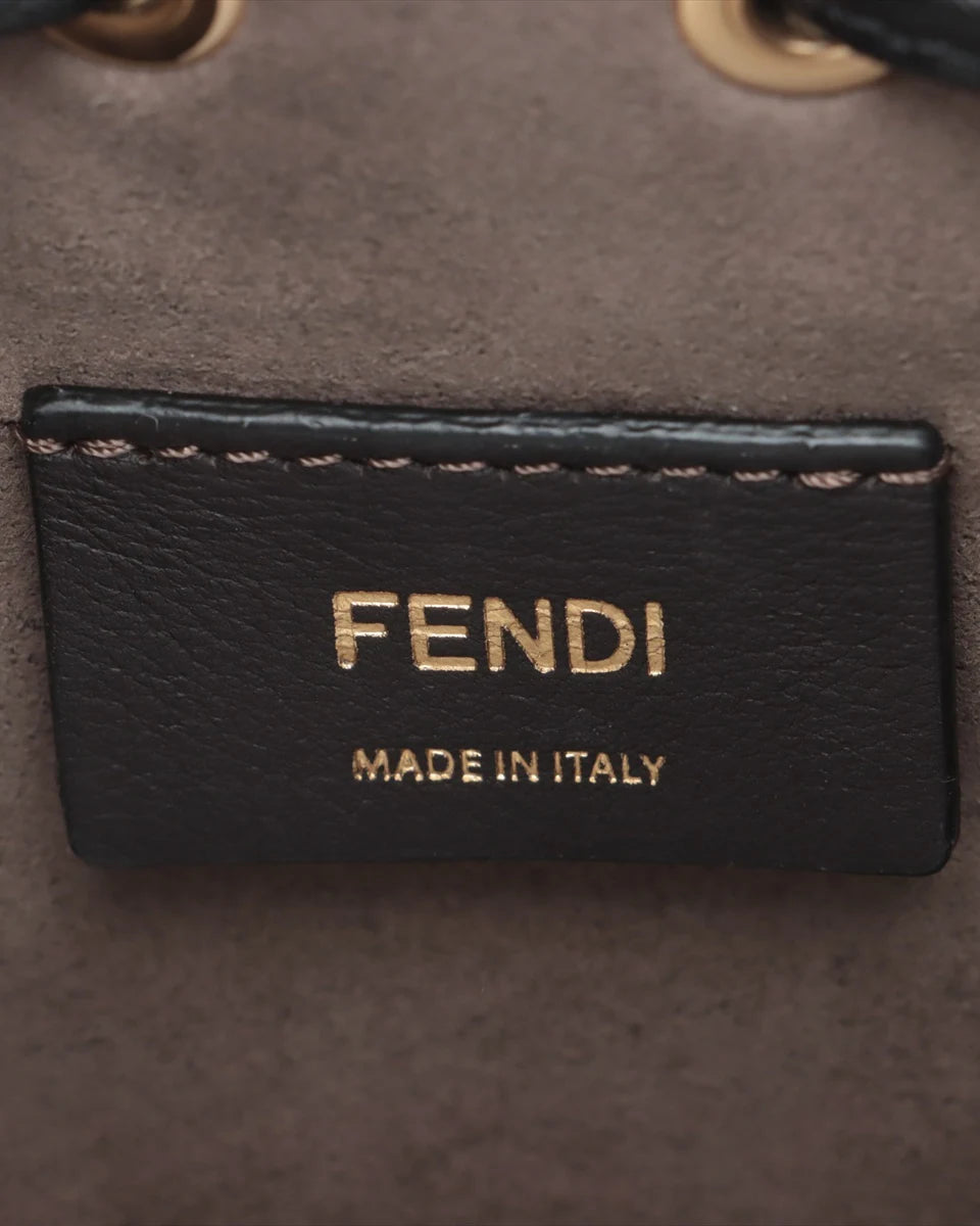 Pre-Owned Fendi Mini Mon Tresor Bucket Bag