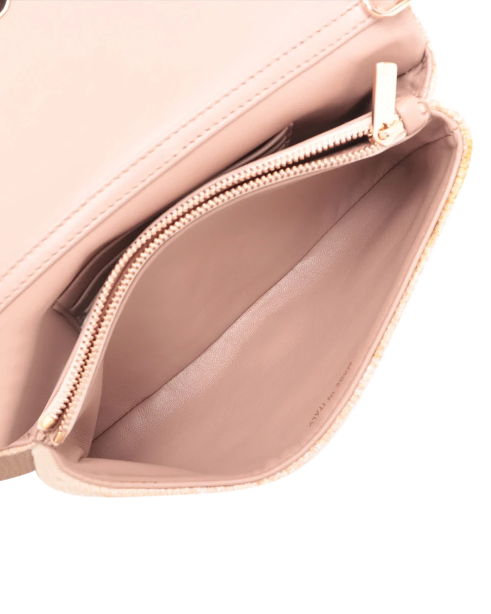 Pre-Owned Christian Dior Linen Macrocannage Flap