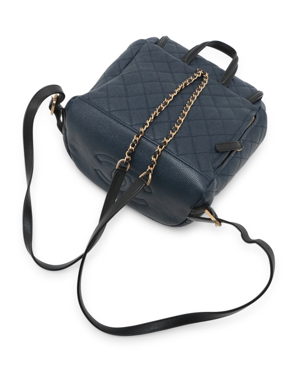 Pre-Owned Chanel Quilted Filigree Backpack