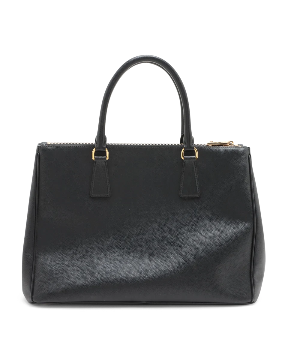 Pre-Owned Prada Luxe Saffiano Double Zip Galleria