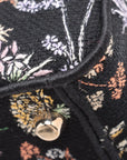 Pre-Owned Christian Dior Medium Embroidered Herbarium Lady D-Lite