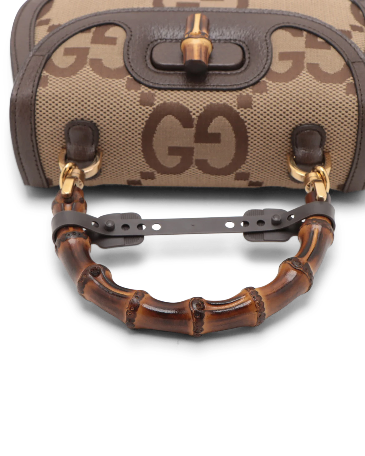 Pre-Owned Gucci Mini Bamboo 1947 Top Handle