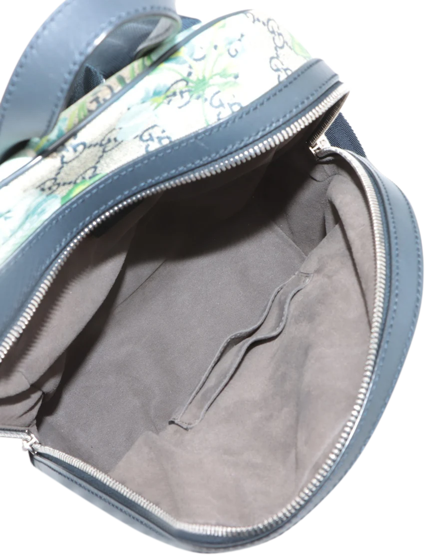 Pre-Owned Gucci Small GG Supreme Blooms Backpack