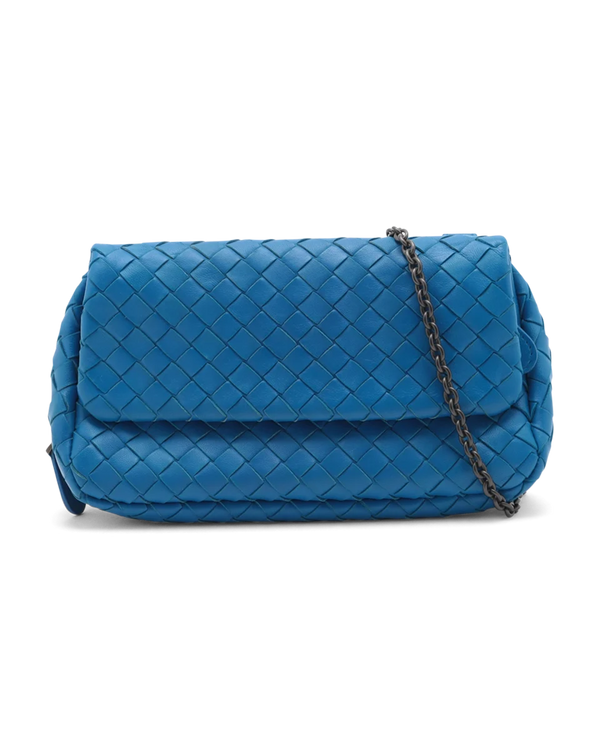 Pre-Owned Bottega Veneta Intrecciato Crossbody Bag