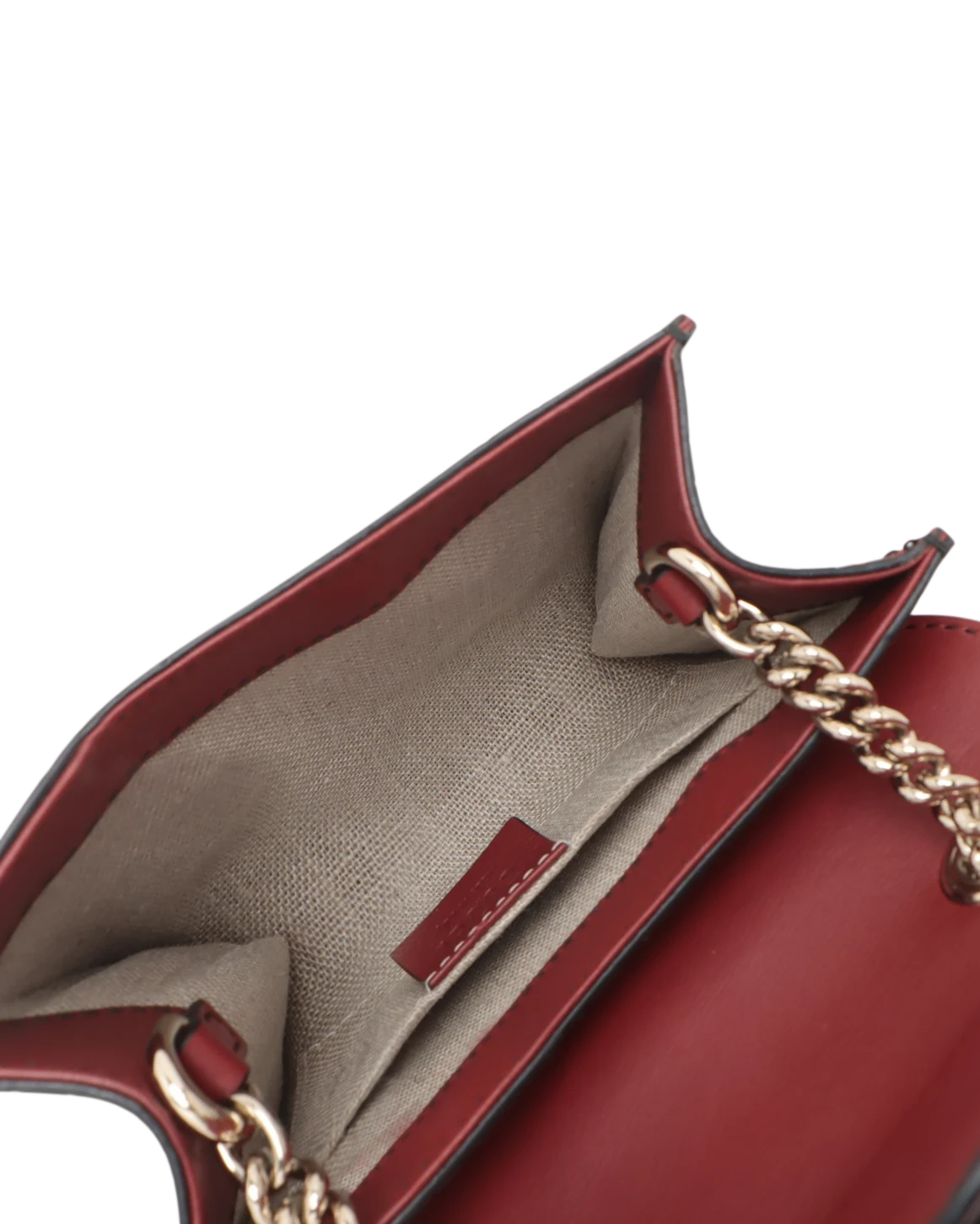 Pre-Owned Gucci Microguccissima Mini Emily Chain Shoulder Bag