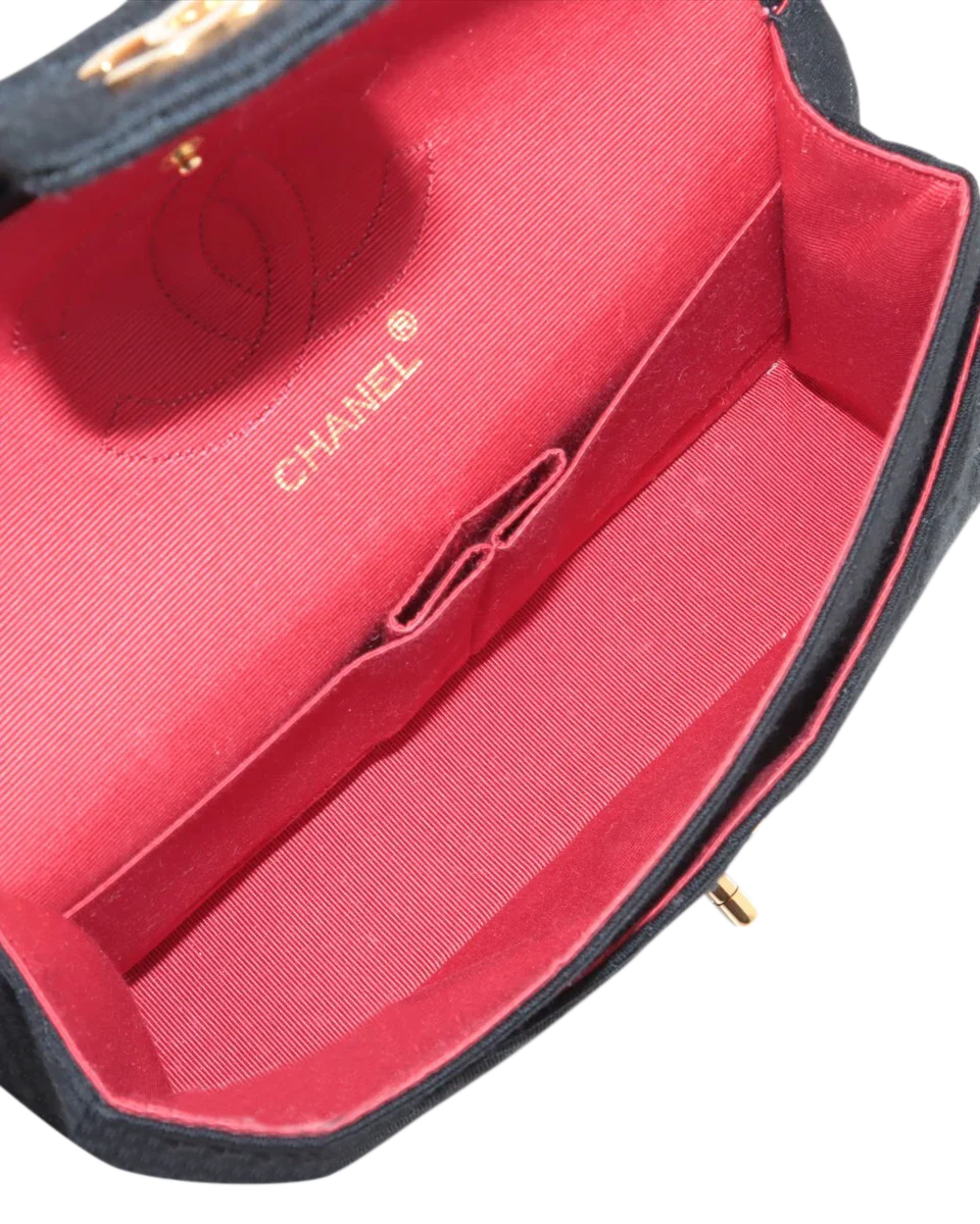 Pre-Owned Chanel Quilted Jersey Flap