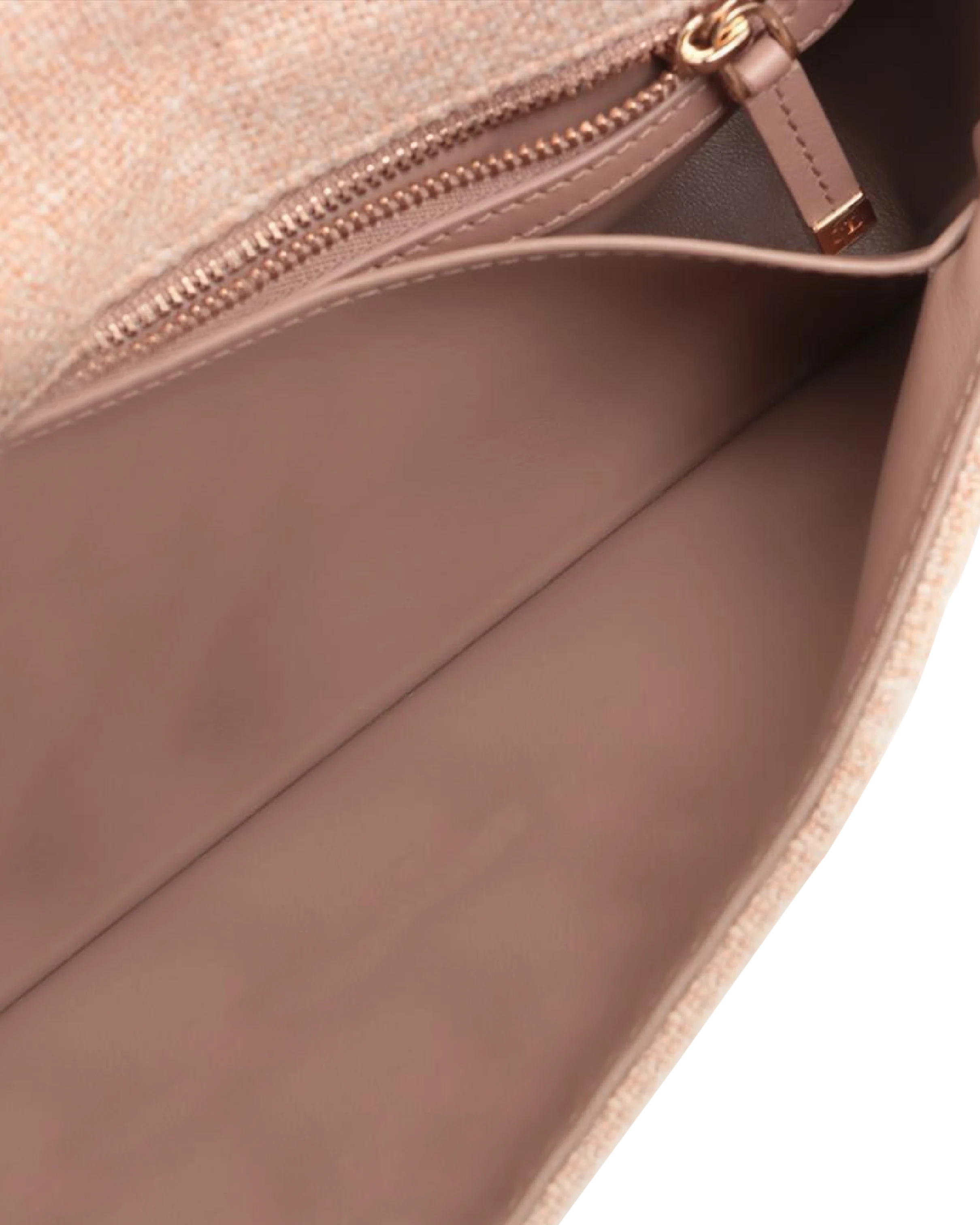 Pre-Owned Christian Dior Linen Macrocannage Small Caro