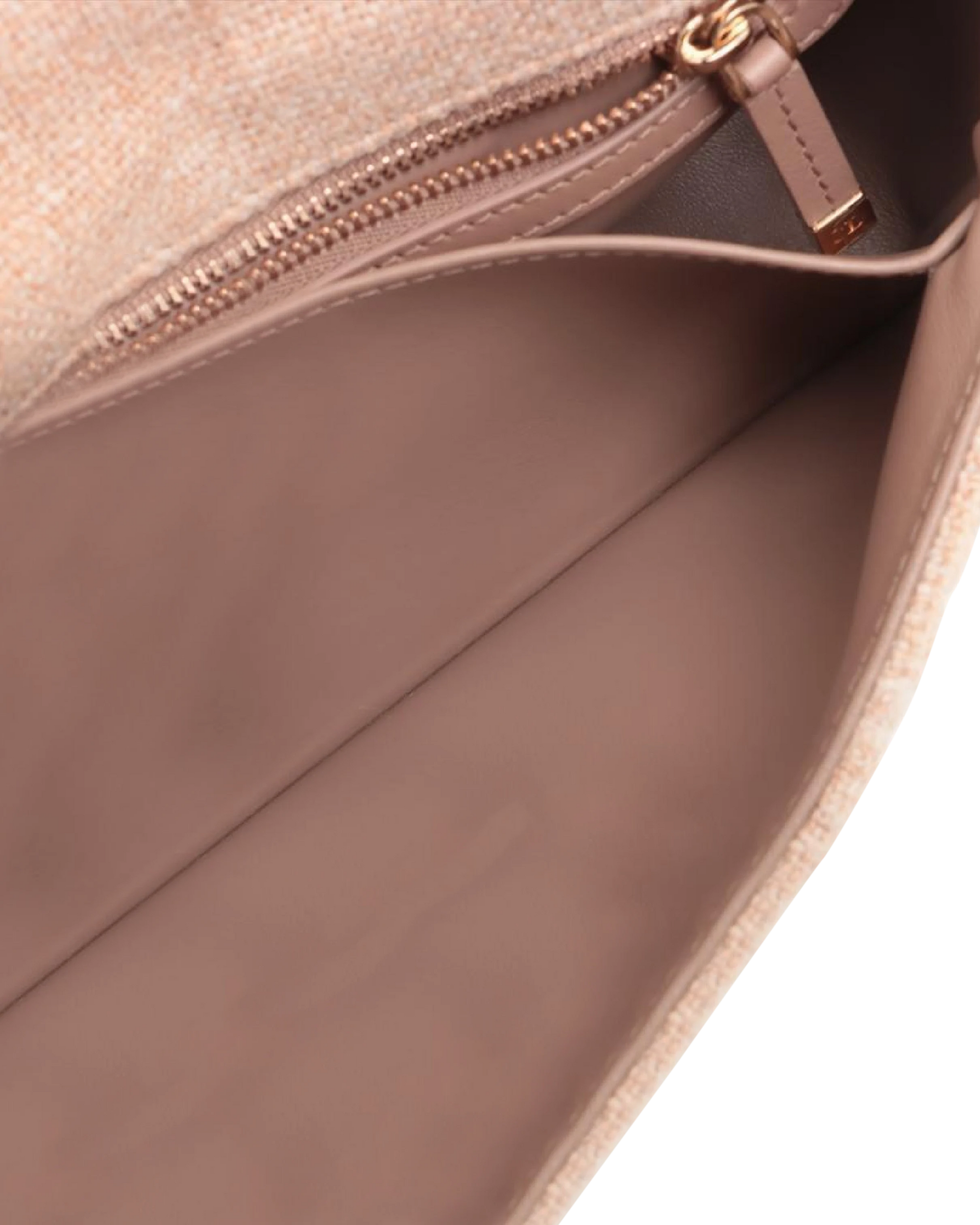 Pre-Owned Christian Dior Linen Macrocannage Small Caro