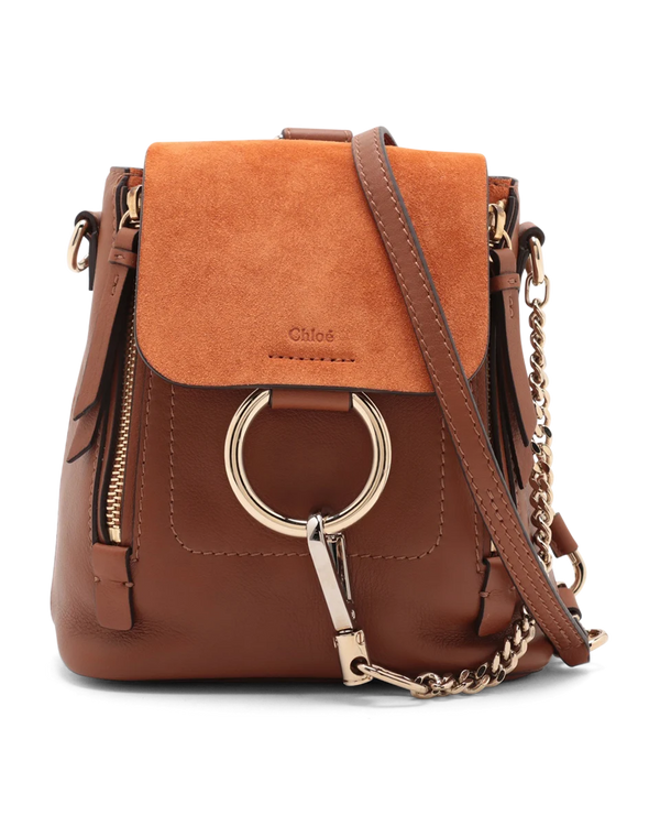 Pre-Owned Chloe Mini Faye Backpack