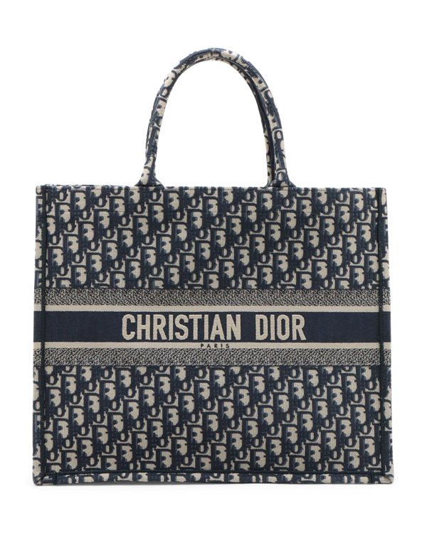 Pre-Owned Christian Dior Large Oblique Book Tote