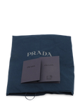 Pre-Owned Prada Logo Embossed Triangle Wristlet