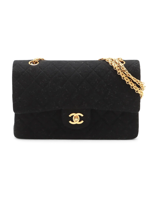 Pre-Owned Chanel Quilted Jersey Flap