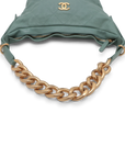 Pre-Owned Chanel Quilted CC Hobo Bag
