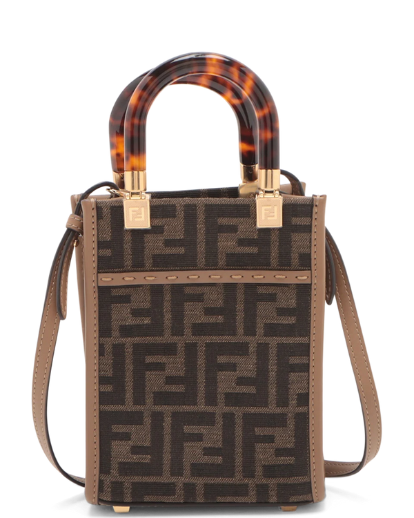 Pre-Owned Fendi Zucca Mini Sunshine Shopper