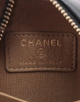 Pre-Owned Chanel Quilted Chic Pearls Chain Round Clutch With Chain