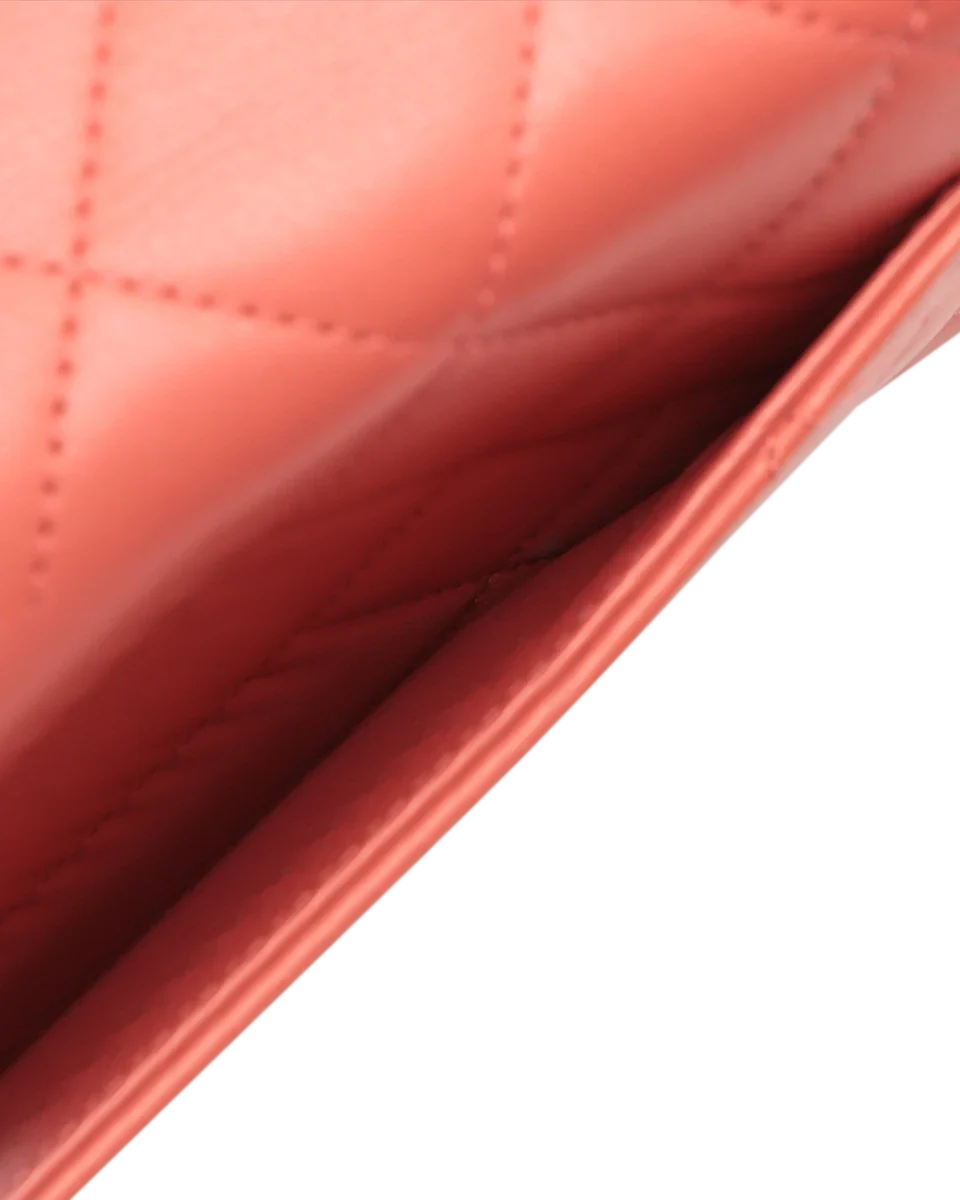 Pre-Owned Chanel Quilted CC Top Handle Envelope Flap