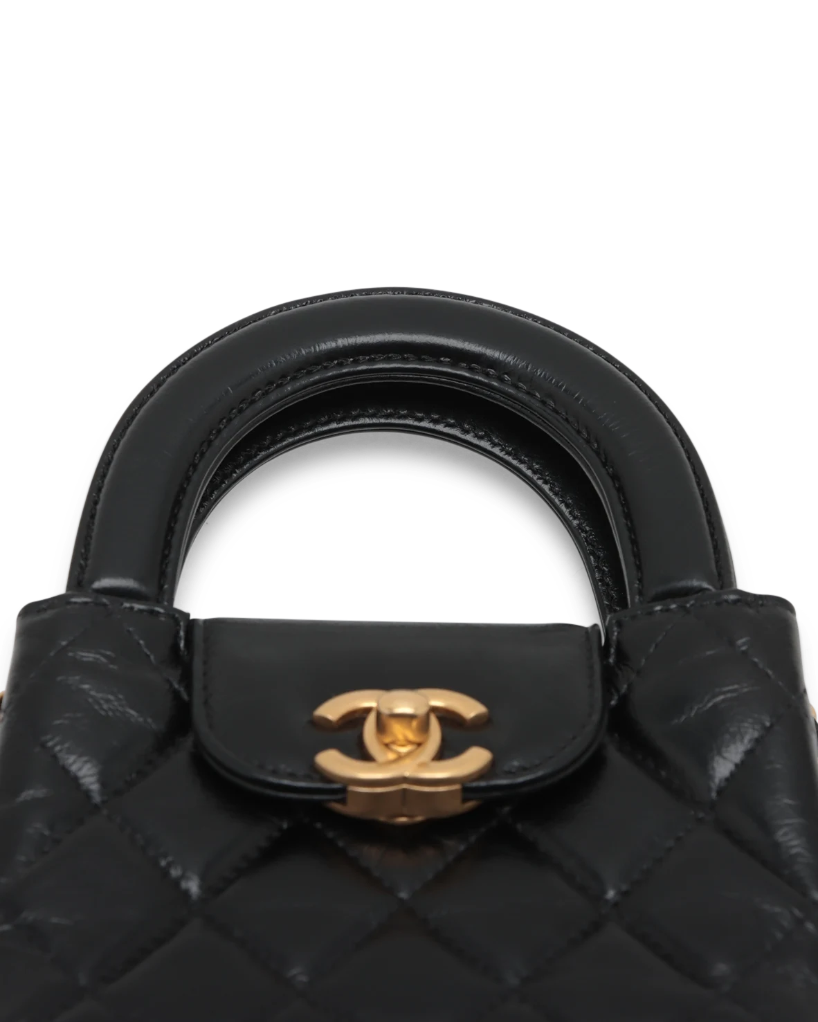 Pre-Owned Chanel Quilted Mini Nano Kelly Shopper