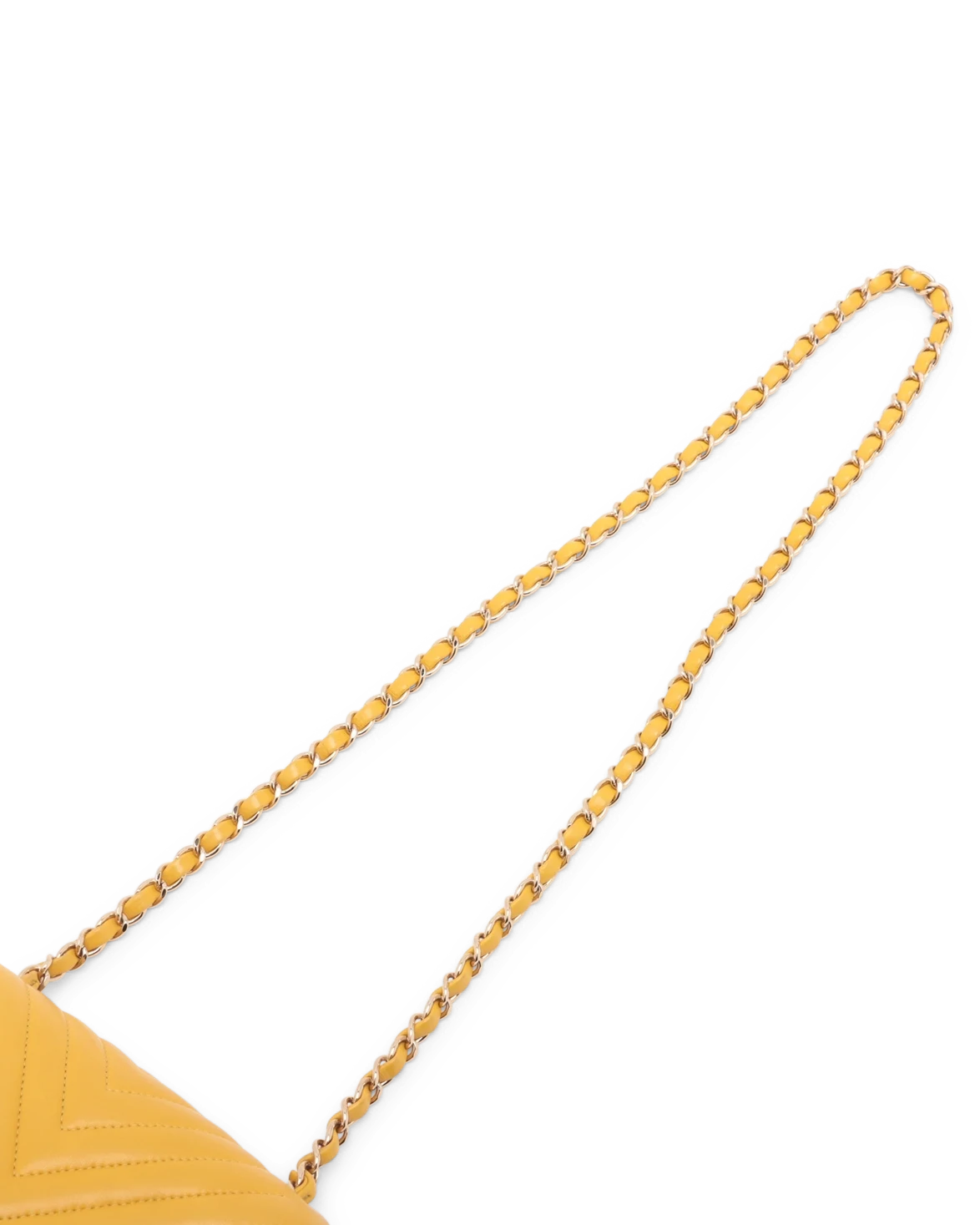 Pre-Owned Chanel Chevron Quilted Mini Square Flap Bag