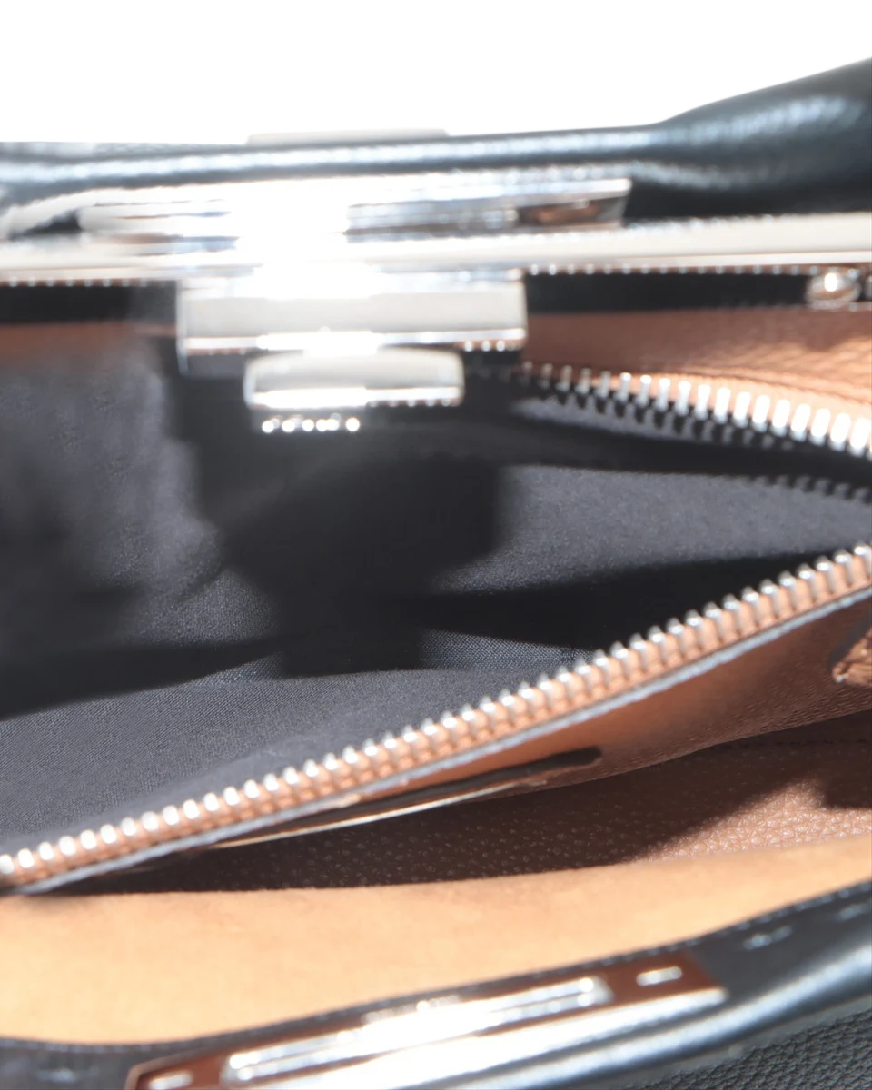 Pre-Owned Fendi Mini Peekaboo Selleria