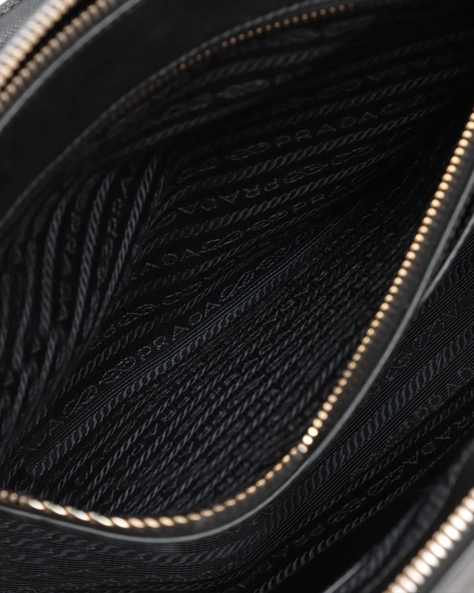 Pre-Owned Prada Luxe Saffiano Double Zip Galleria