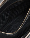 Pre-Owned Prada Luxe Saffiano Double Zip Galleria
