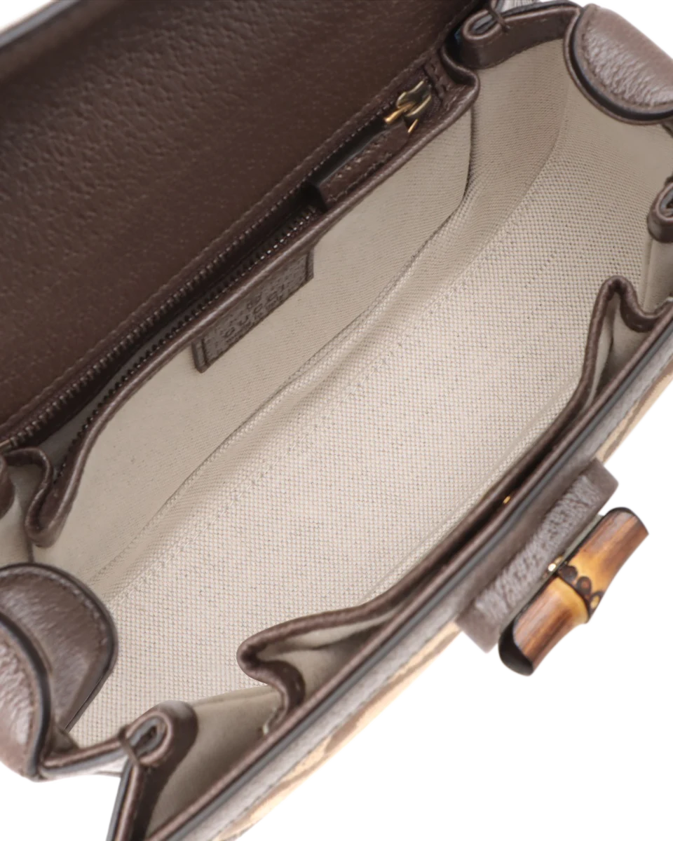Pre-Owned Gucci Mini Bamboo 1947 Top Handle
