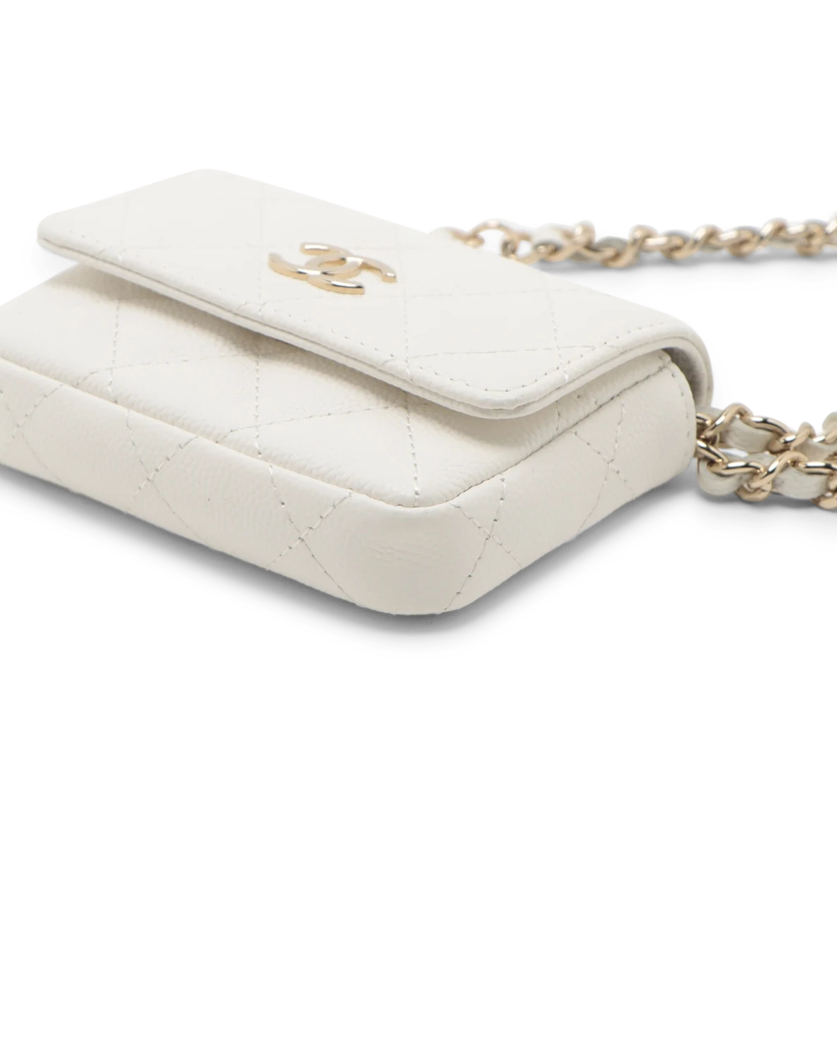 Pre-Owned Chanel Quilted Belt Bag with Charms