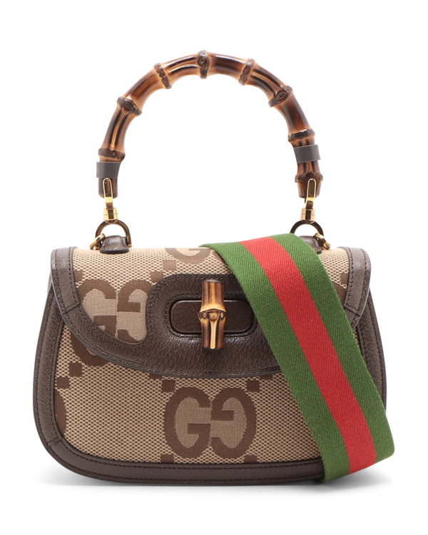 Pre-Owned Gucci Mini Bamboo 1947 Top Handle