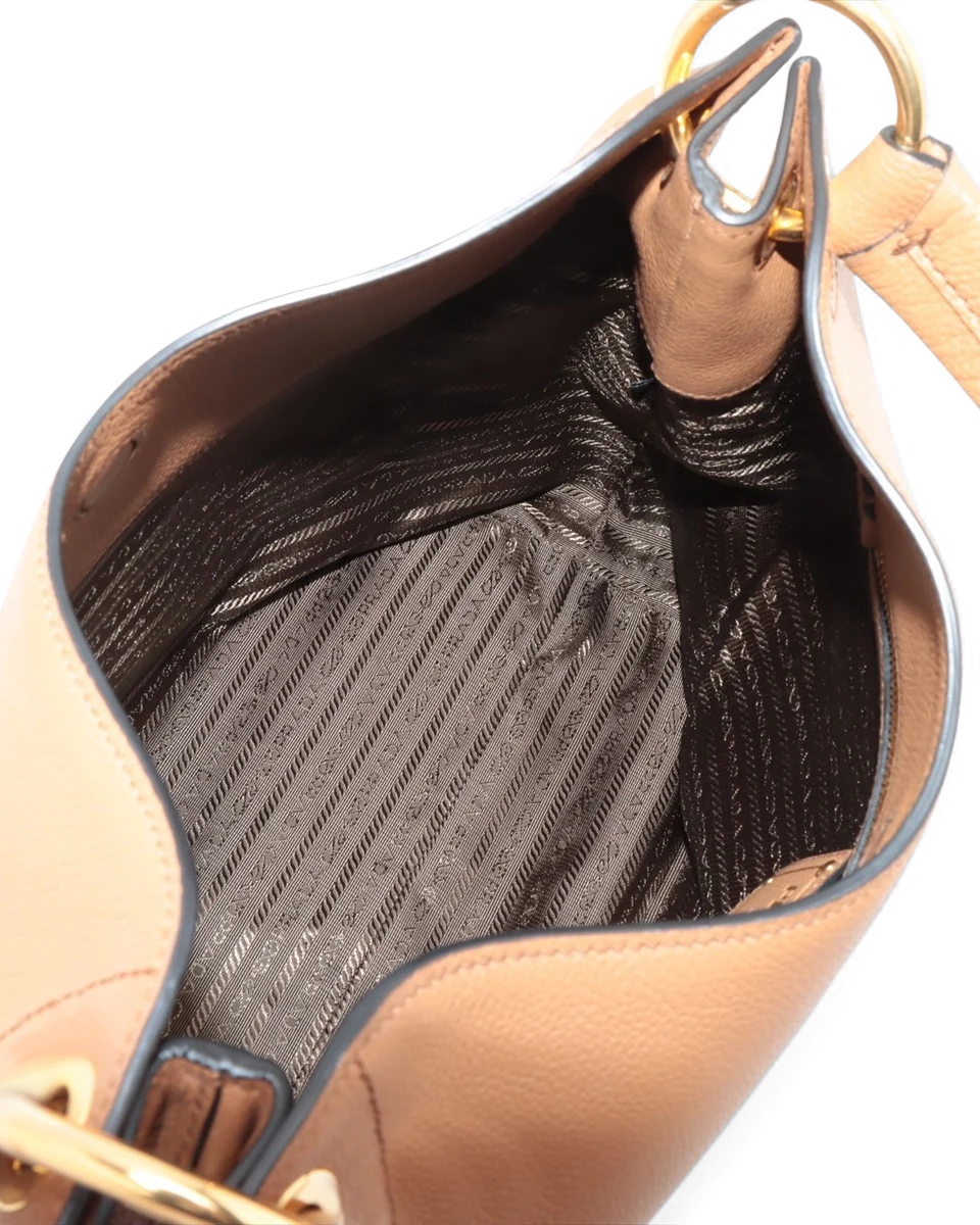 Pre-Owned Prada Vitello Phenix Hobo