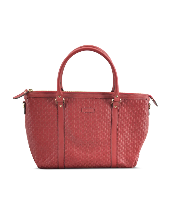 Pre-Owned Gucci Miscroguccissima Satchel