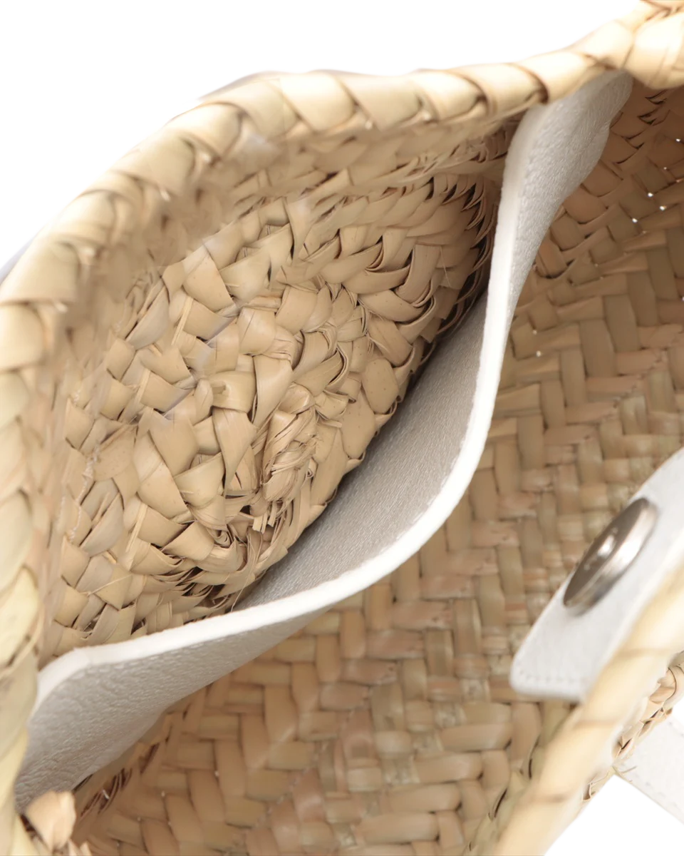 Pre-Owned Chloe Small Raffia Marcie Basket