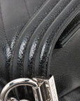Pre-Owned Chanel Chevron Quilted Small Boy