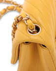 Pre-Owned Chanel Chevron Quilted Mini Square Flap Bag