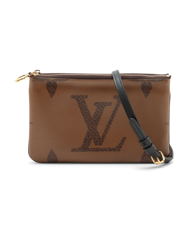 Pre-Owned Louis Vuitton Double Pochette Zip M69203