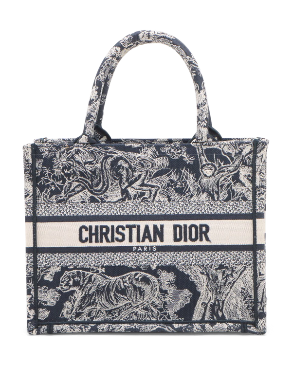Pre-Owned Christian Dior Small Toile de Jouy Book Tote
