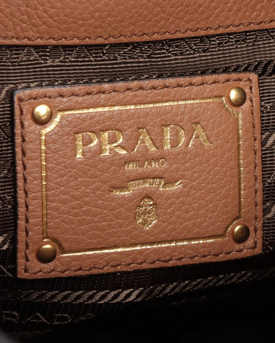Pre-Owned Prada Vitello Phenix Hobo
