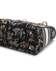 Pre-Owned Christian Dior Medium Embroidered Herbarium Lady D-Lite