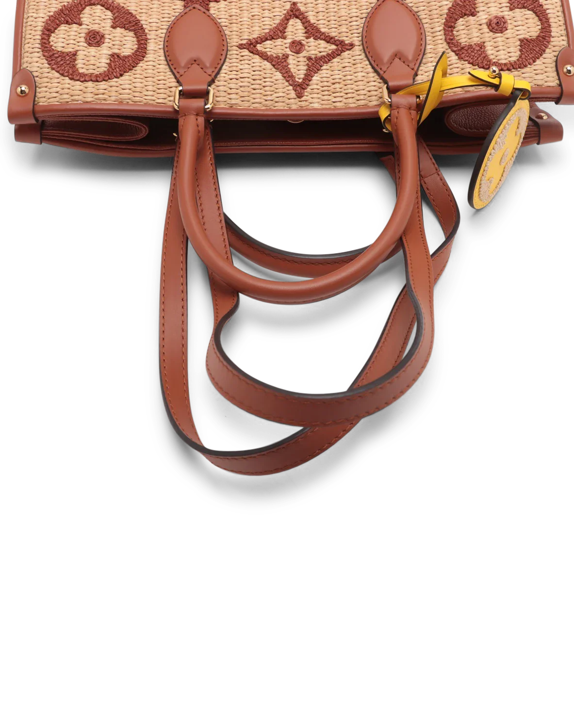 Pre-Owned Louis Vuitton Raffia Monogram Giant OnTheGo MM M57644