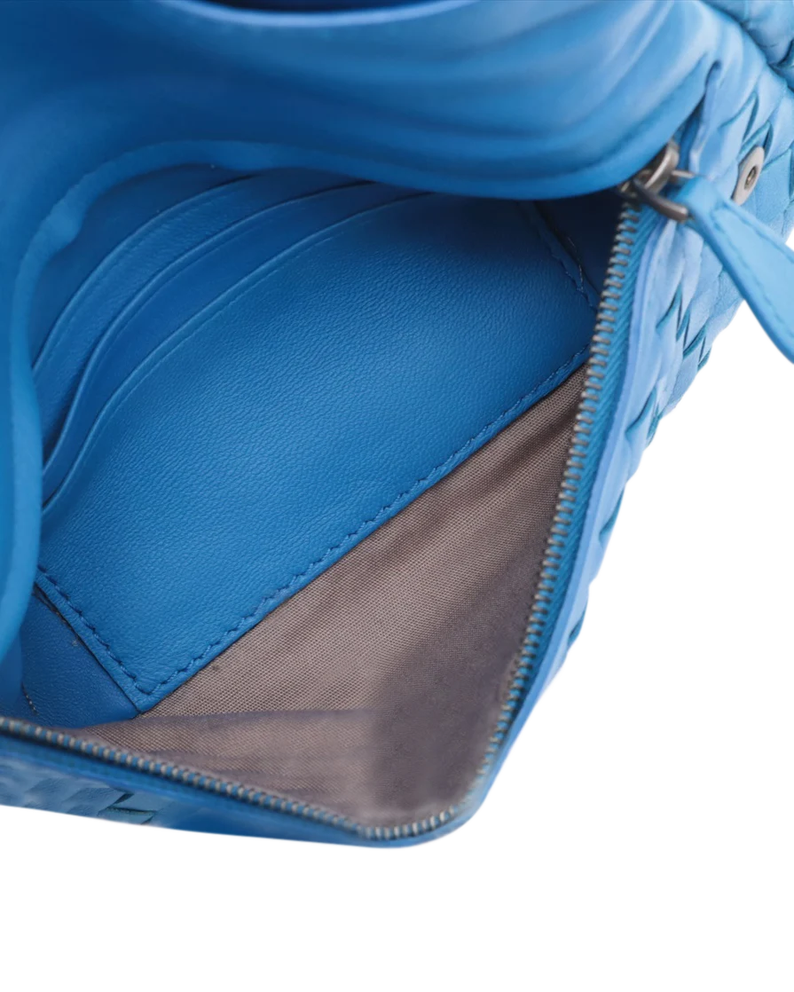 Pre-Owned Bottega Veneta Intrecciato Crossbody Bag