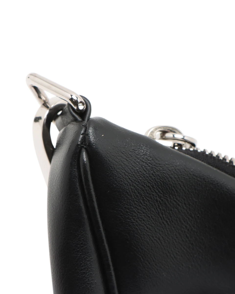 Pre-Owned Prada Logo Embossed Triangle Wristlet