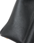 Pre-Owned Prada Luxe Saffiano Double Zip Galleria