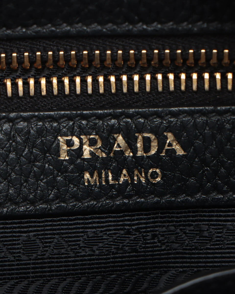 Pre-Owned Prada Vitello Phenix Bucket Bag
