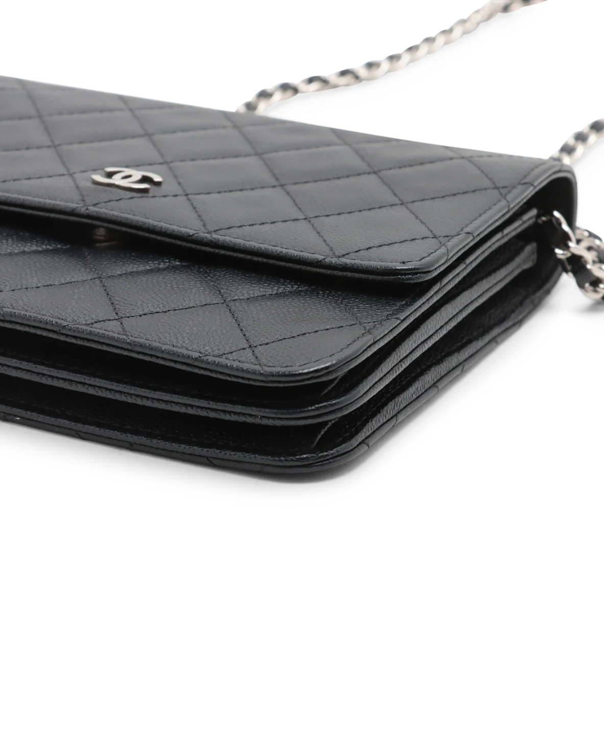 Pre-Owned Chanel Square Wallet-on-Chain