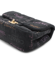 Pre-Owned Chanel Quilted Mini Denim Mood Rectangular Flap