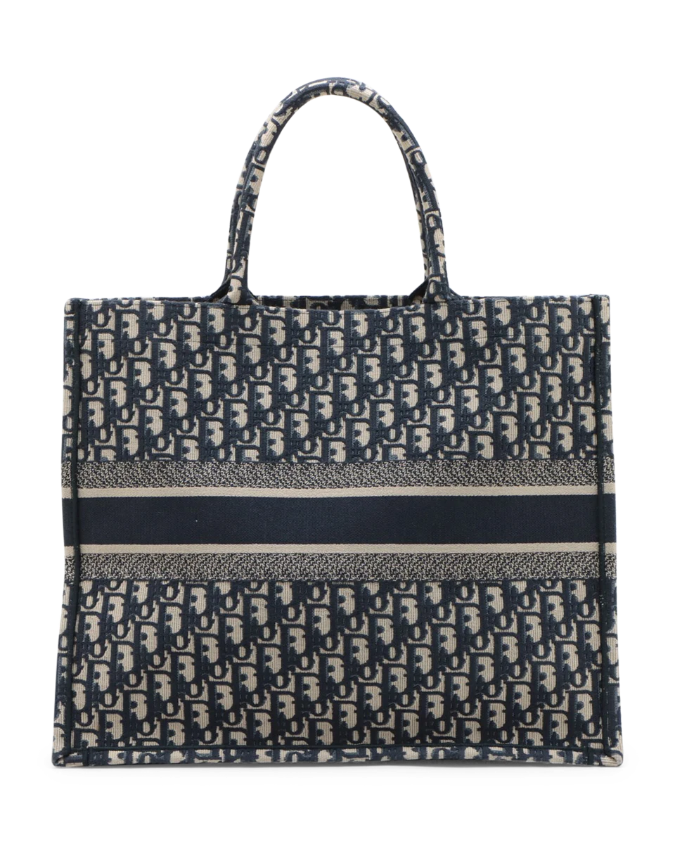 Pre-Owned Christian Dior Large Oblique Book Tote