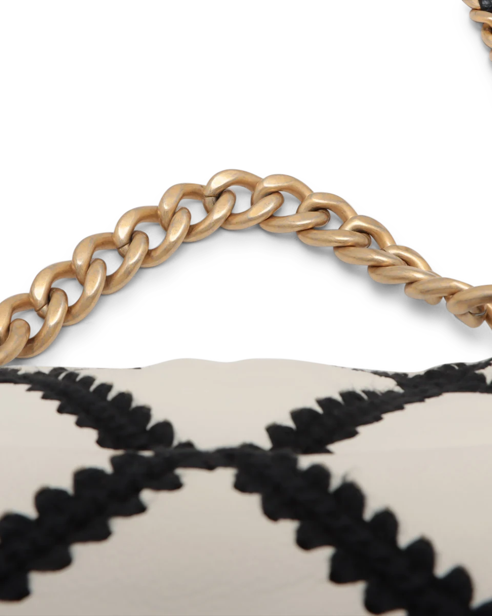 Pre-Owned Chanel Large Crochet 19 Flap Bag
